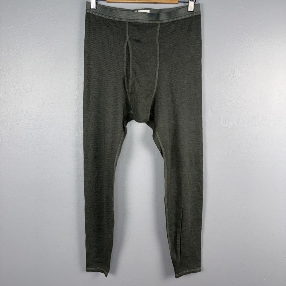 USGI Foliage Green FR Base Layer Bottoms Flame Resistant Thermal Underwear Small